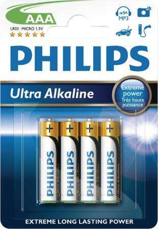 Philips Extreme Power 4 x AAA Size