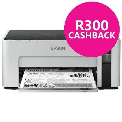 Epson M1120 Mono Eco Ink Tank System USB and Wireless Printer- Resolution 1,440 x 720 DPI, Prints Up