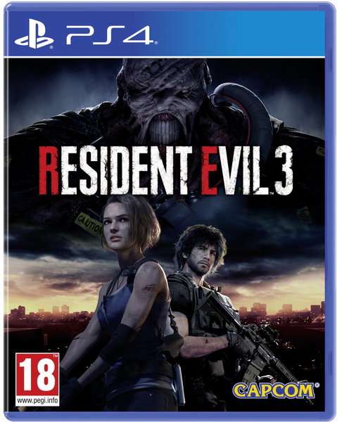 Playstation 4 Game Resdient Evil 3 Lenticular Edition, Retail Box, No Warranty On Software