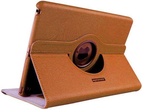 Promate Spino-Air Multi-task Cover with Rotatable Shell Stand for iPad Air-Orange 1 Year Warranty