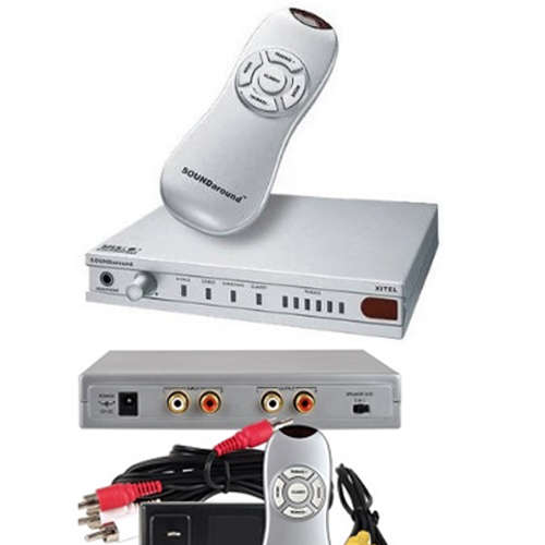Xitel Soundaround Home Theatre Processor Unit- SRS TruSurround XT Processing SRS TruBass SRS Dial...