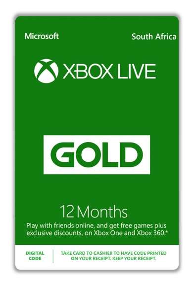 Xbox Live Gold 12 Months