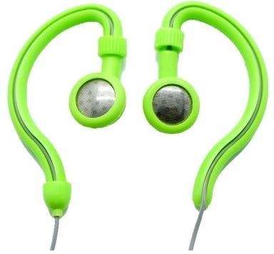 Geeko Innovate Hook On Ear Dynamic Stereo Earphones  Impedance: 32 Ohms @1Khz Frequency Respon...