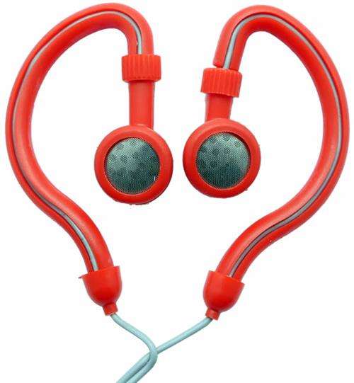Geeko Innovate Hook On Ear Dynamic Stereo Earphones  Impedance: 32 Ohms @1Khz Frequency Respon...