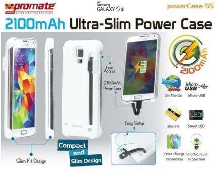 Promate Powercase S5 2100mAh Ultra-Slim
