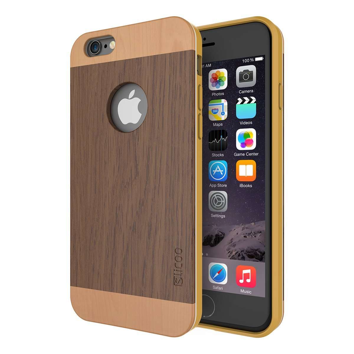Slicoo Nature Series Bamboo Slim Covering Case for iPhone 6 & 6s (4.7 inch)