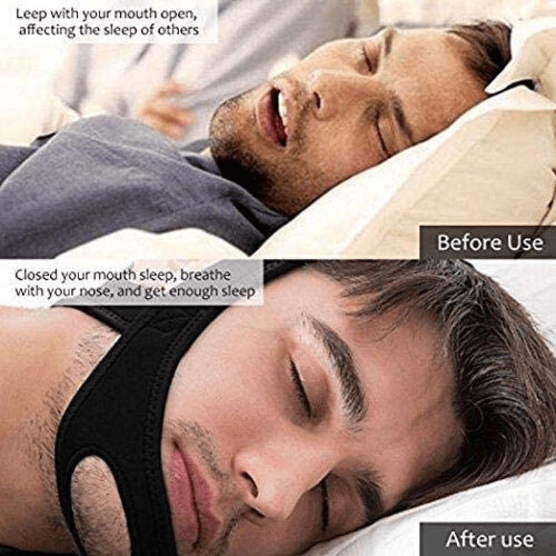 Anti Snoring chin strap for men & women - Adjustable stop snoring solution - Snore stopper chin s...