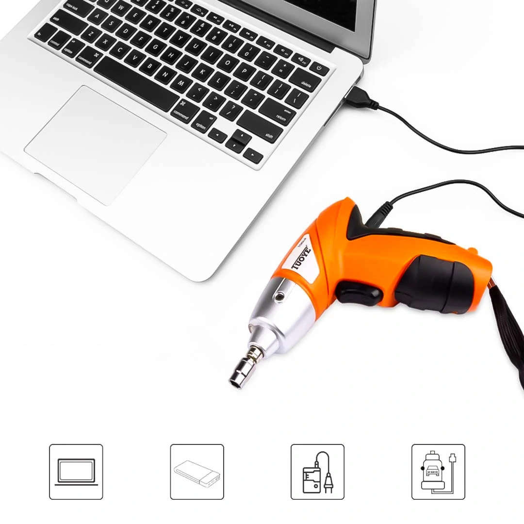 45 Pieces Cordless Mini electric screwdriver Rechargeable Smart Cordless Screw driver Set