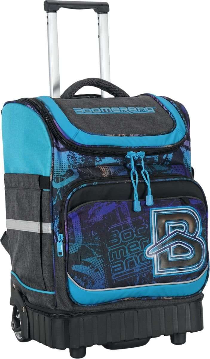 Boomerang Hardbase XL Trolley Backpack Cyan
