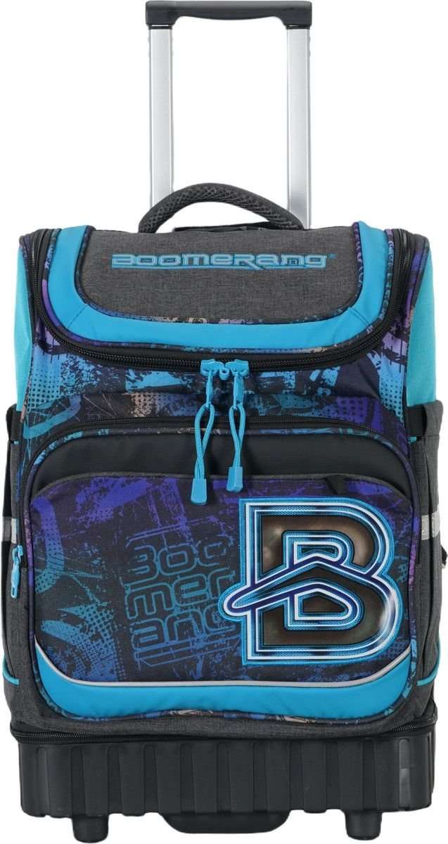 Boomerang Hardbase XL Trolley Backpack Cyan