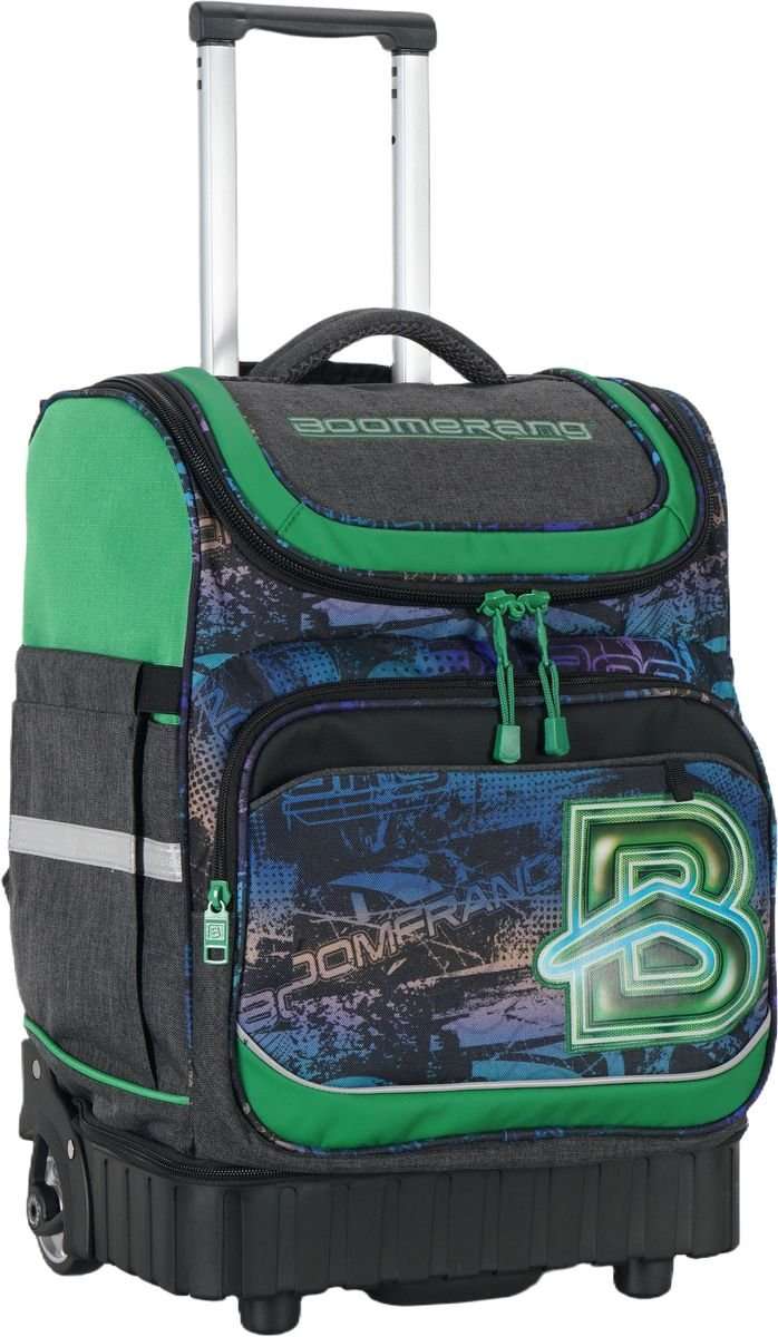 Boomerang Hardbase XL Trolley Backpack Green