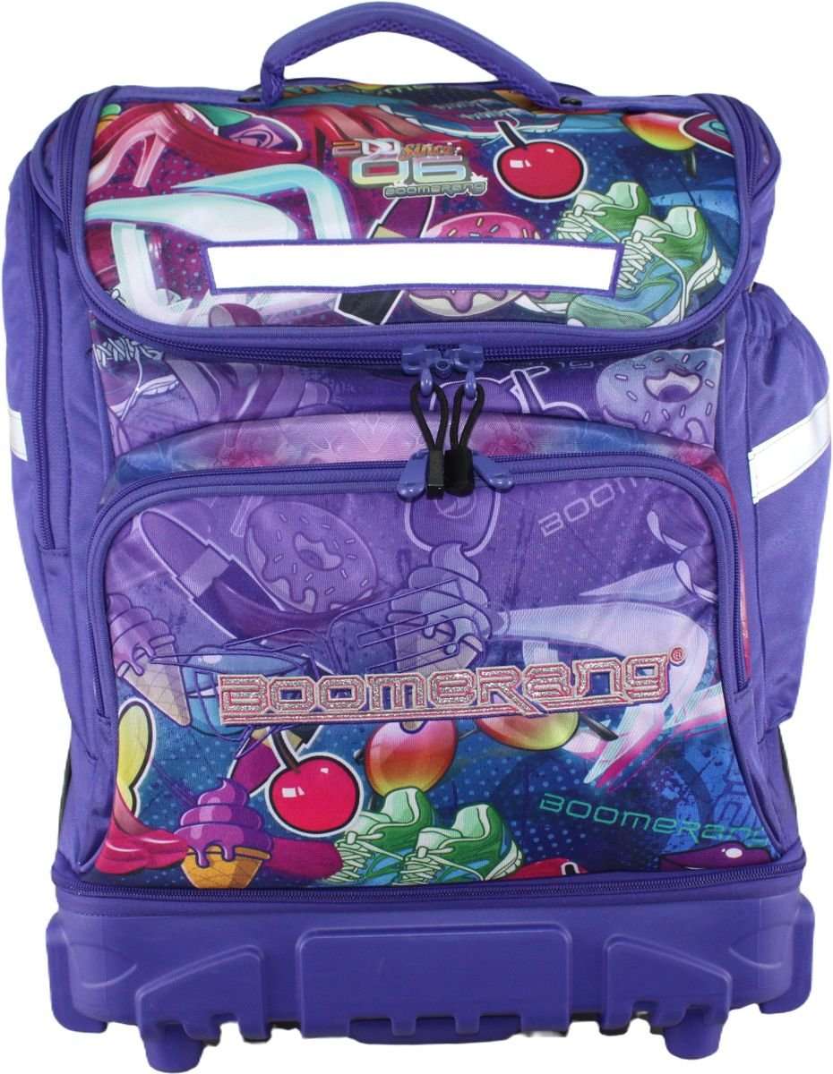 Boomerang Big Wheel XL Hardbase Trolley Backpack Lilac