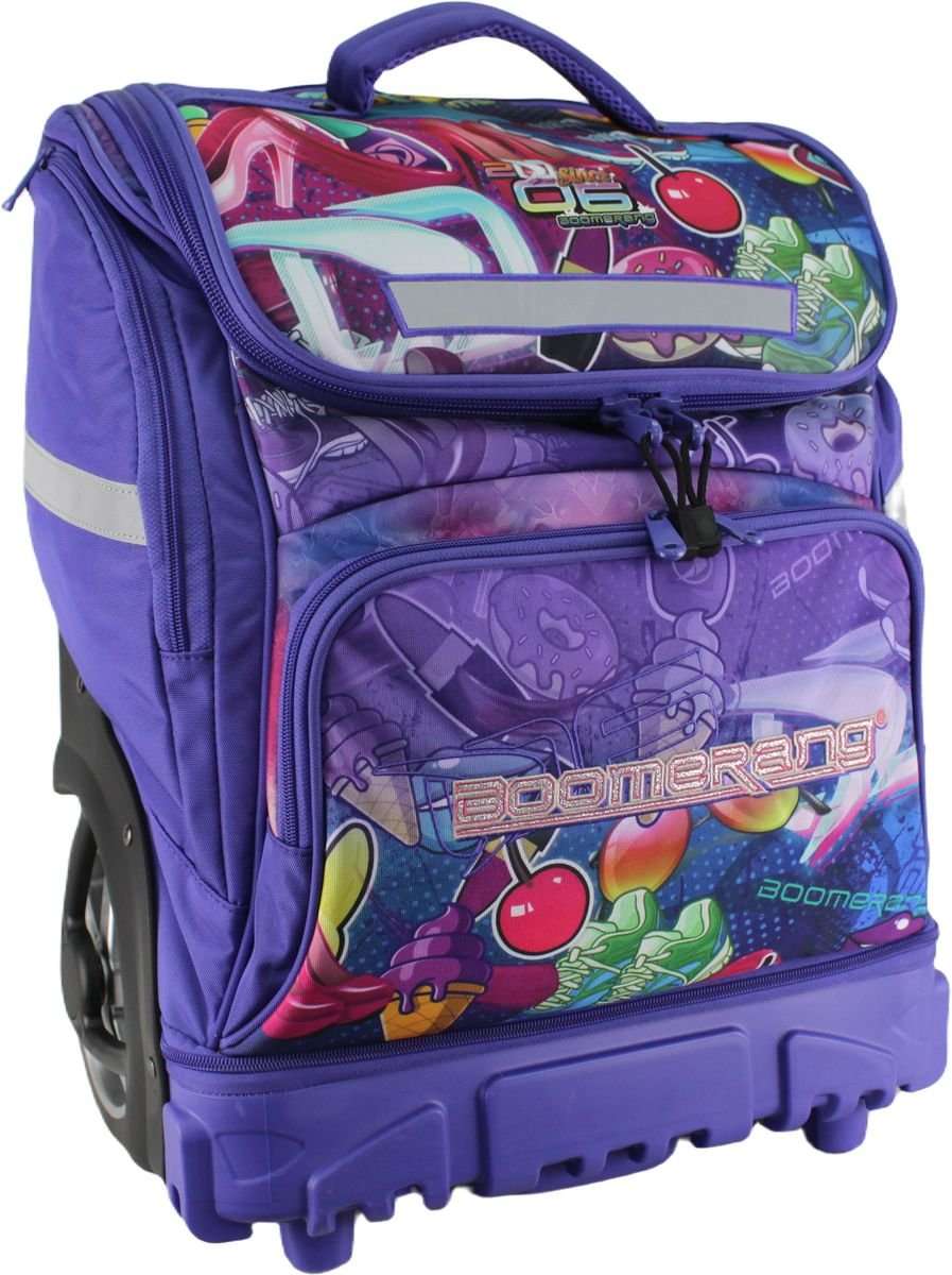 Boomerang Big Wheel XL Hardbase Trolley Backpack Lilac