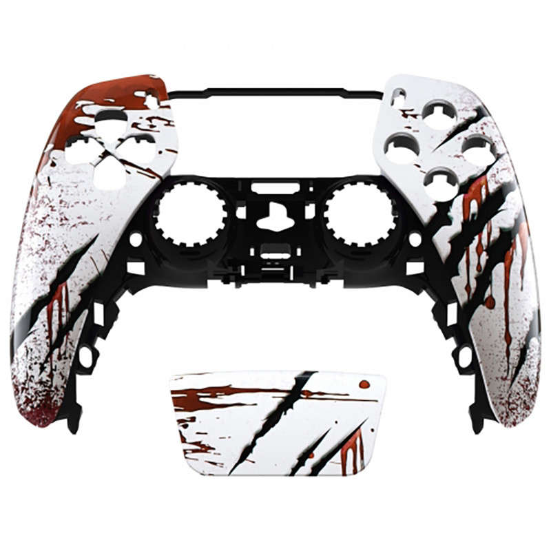 PS5 Dualsense Controller Front Shell With Touchpad Gloss Clawed
