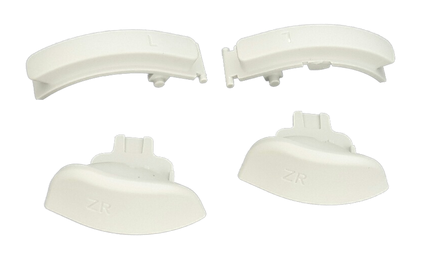 NS Switch Lite Original Shoulder L R ZL ZR Button Set White