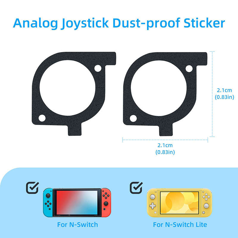 Nintendo Switch Joycon / Switch Lite Analog Stick Dust Filter Set