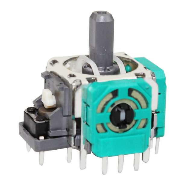 NS switch Pro and WII U Gamepad Replacement Original 3D Analog Joystick Green