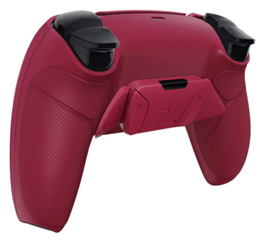 Ps5 Dualsense Controller 4x Back Button Mod Kit Rise4 Rubberized Cosmic Red