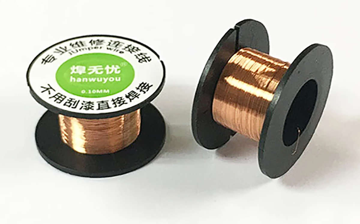 Ultra Fine 0.1MM Copper Trace Repair Reel Wire Fly Line