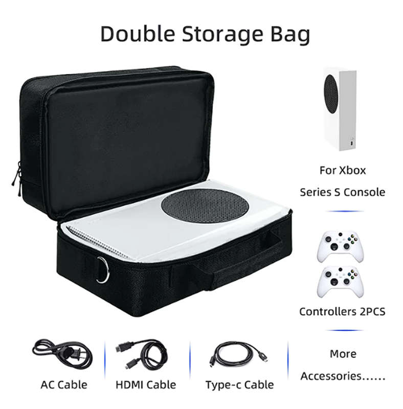 Xbox Series S Protective Travel Bag Black