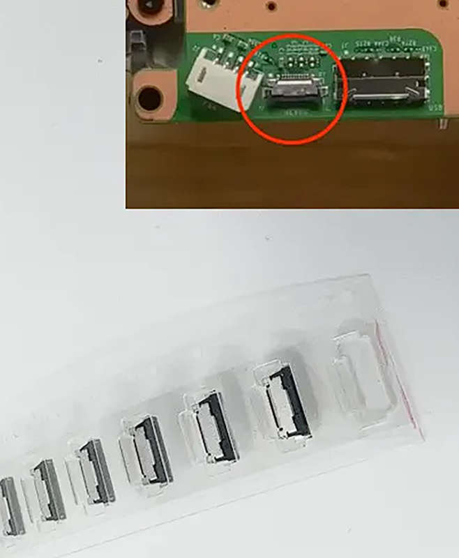 Xbox Series X Power / Eject Button Flex Cable Connector NEXUS FPC Socket