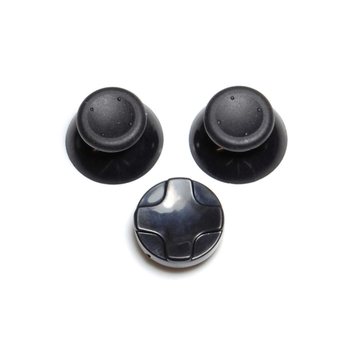 Xbox 360 Controller Thumbsticks + DPAD 3 Piece Set Black