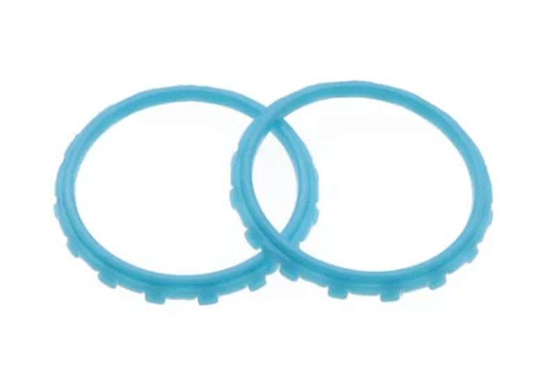 PS5 Dualsense Controller Accent Rings Clear Blue