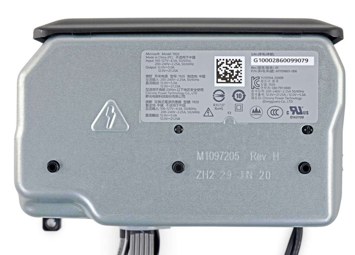 Xbox Series X Original 100-240V PSU AC Adapter Power Supply PSU Model 1920