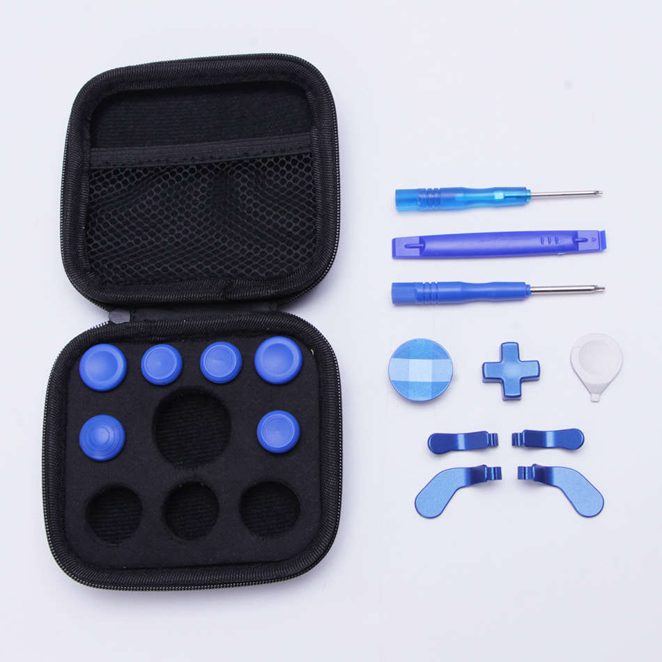 XBOX ONE Elite V2 / Core Controller 12Pcs Magnetic Thumbstick Accessory Paddle Set Full Blue
