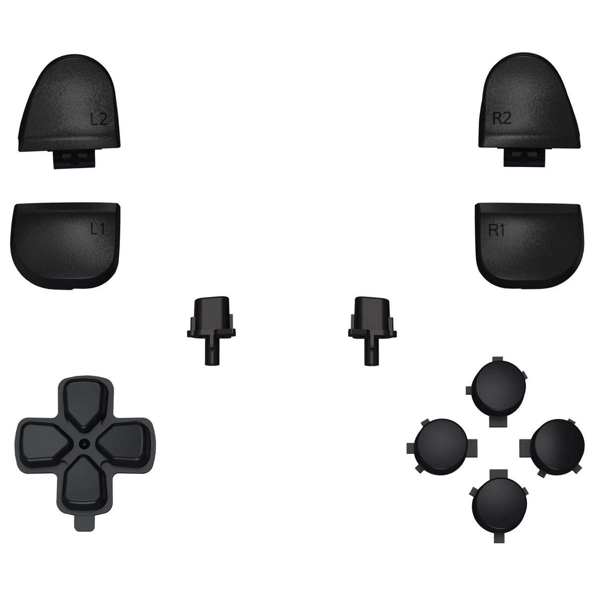 PS5 Dualsense Button Set Black BDM-030/040/050
