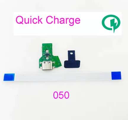 PS4 Dualshock Charge Board Mod Type C Connector + Cable JDM-050/055