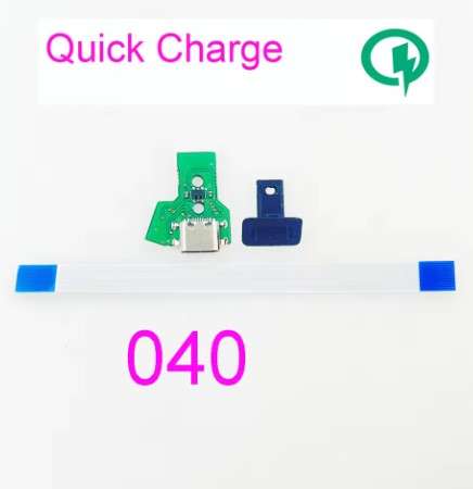 PS4 Dualshock Charge Board Mod Type C Connector + Cable JDM-040