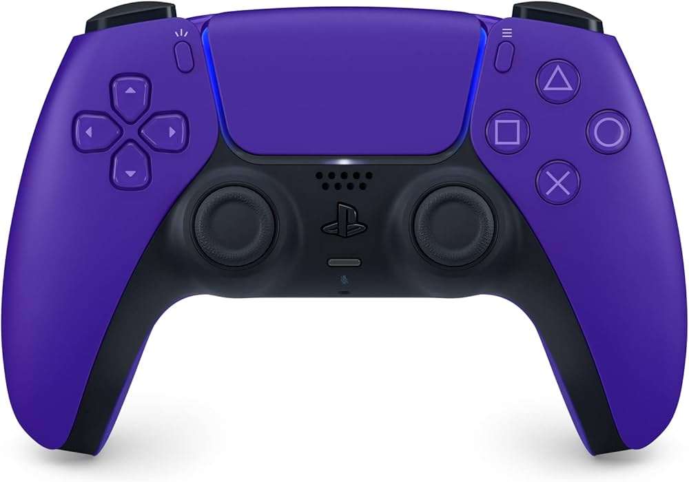 PS5 Original DualSense Wireless Controller Purple with Drift Resistant TMR Joysticks Refurbished