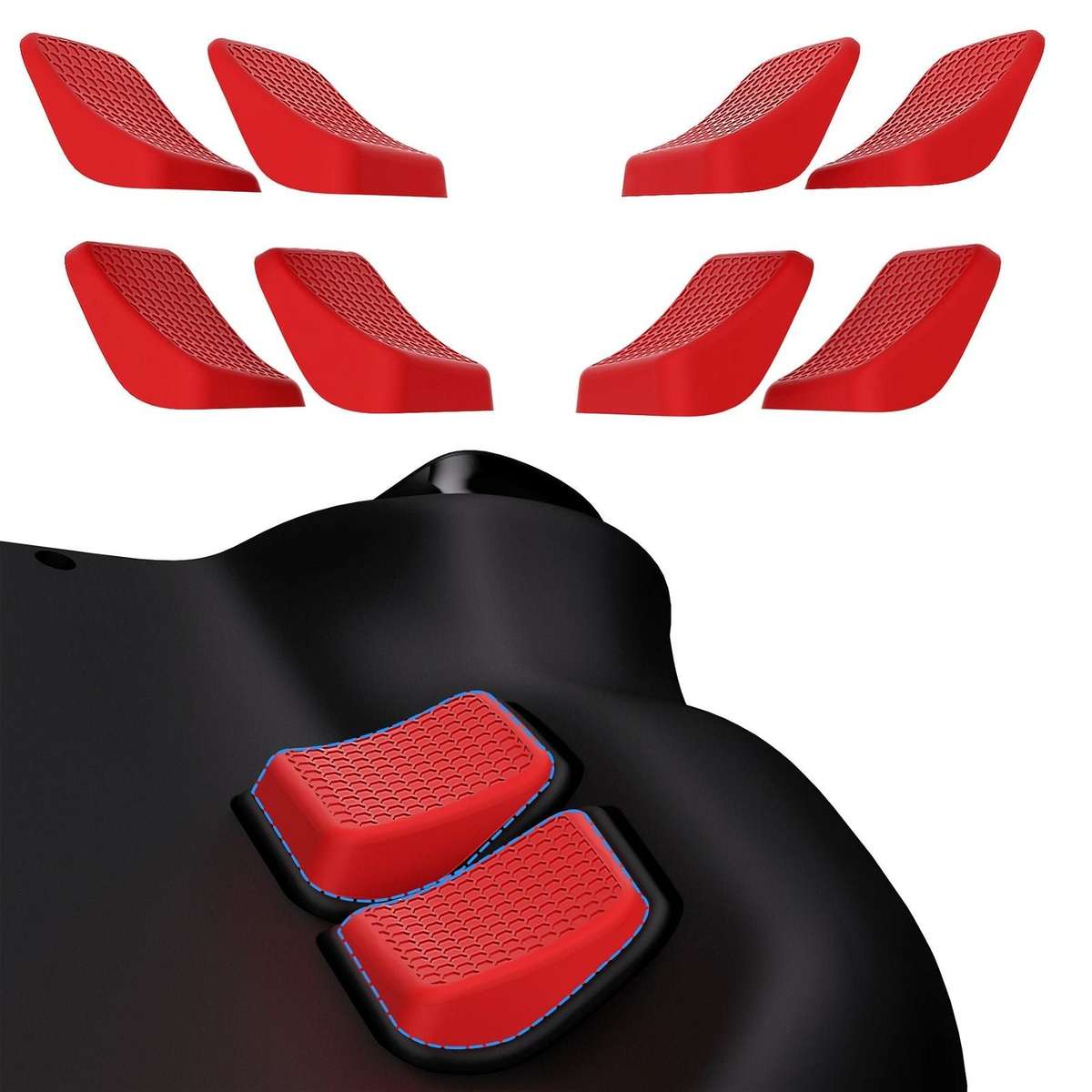 Steam Deck LCD & OLED Back Button Enhancement Set Streamline Version Passion Red