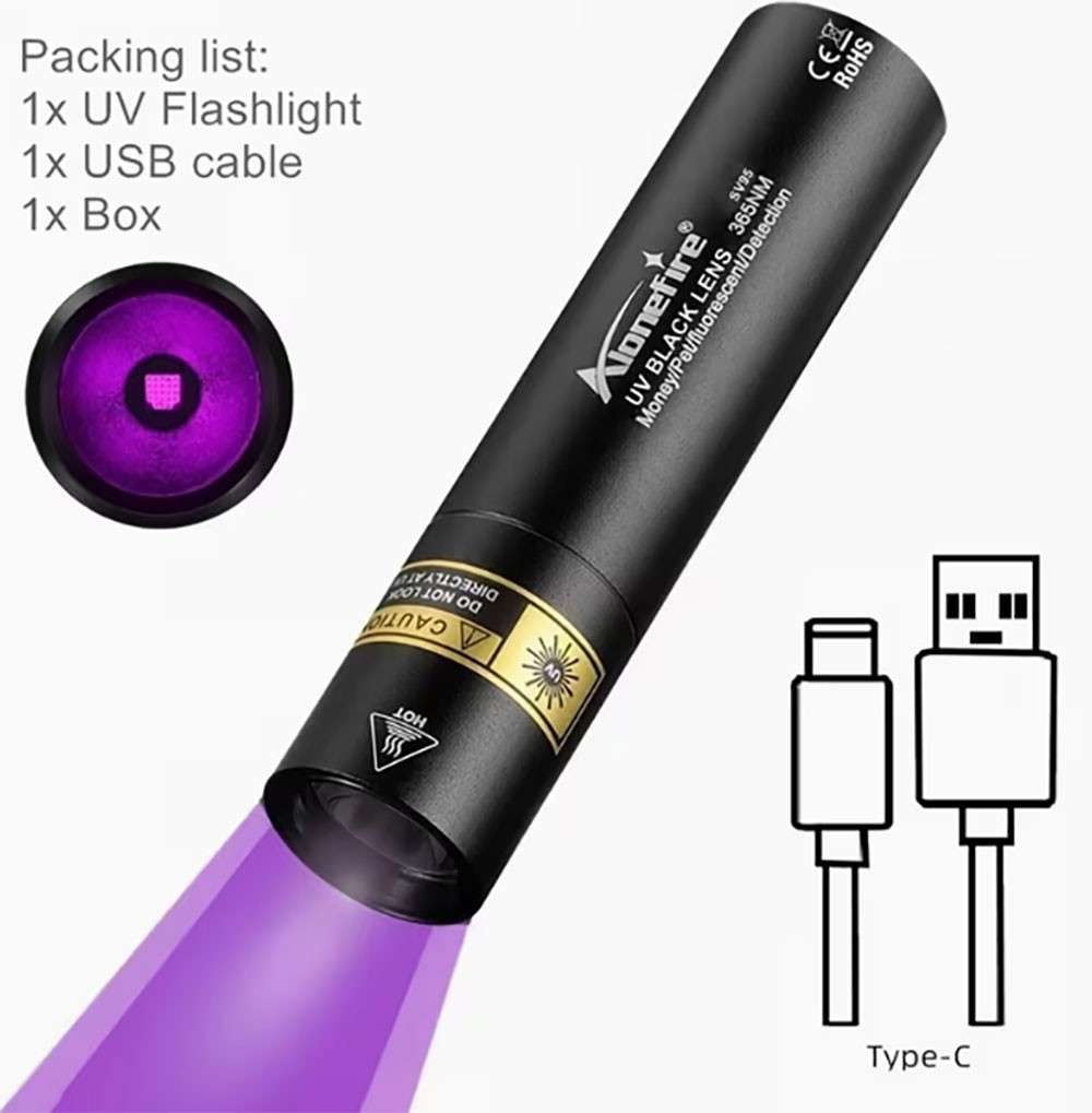 Rechargeable Ultraviolet PCB Mask UV Curing Lamp 365nm