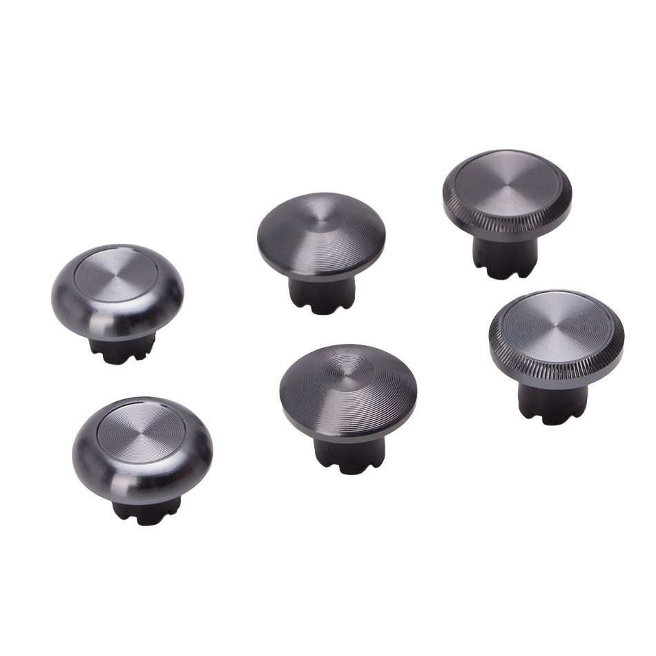 PS5 Dualsense Edge Interchangeable Metal Performance Thumbsticks Metallic Grey