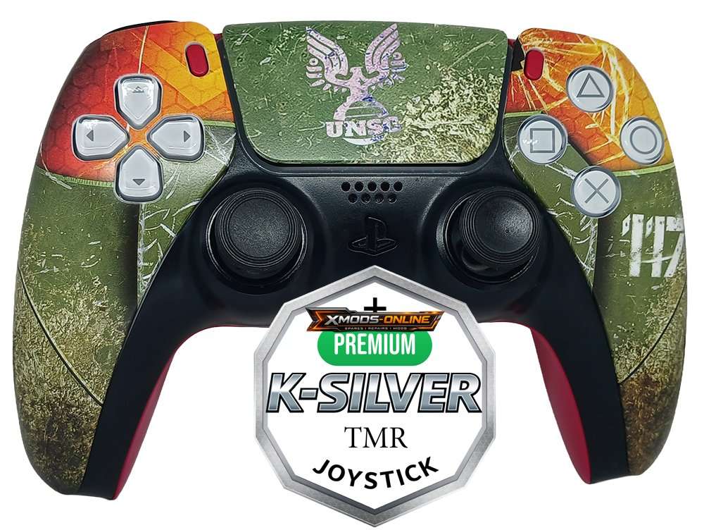 PlayStation 5 DualSense Controller Modded FPS Custom with Drift Free TMR Joysticks and Full Click...
