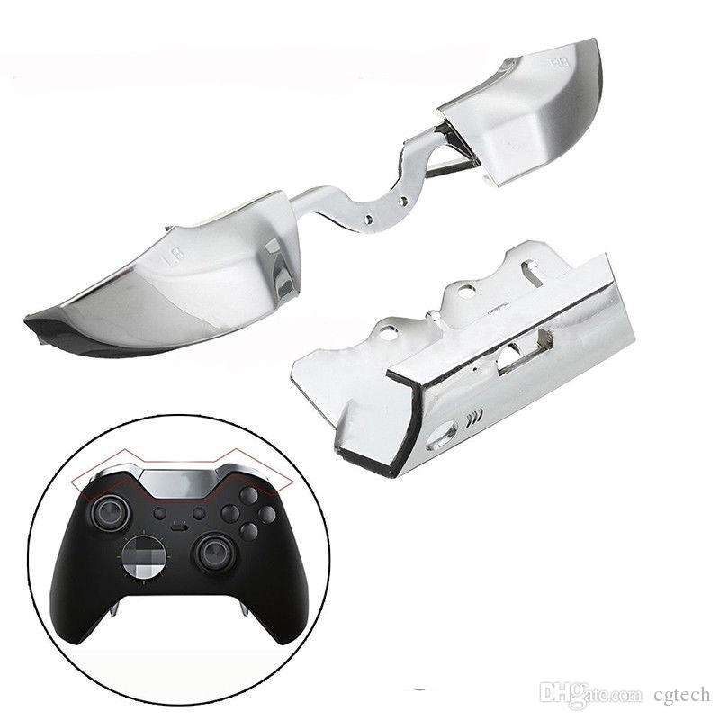 XBOX ONE Elite Controller Replacement lb rb Trigger Button with Middle Piece Silver