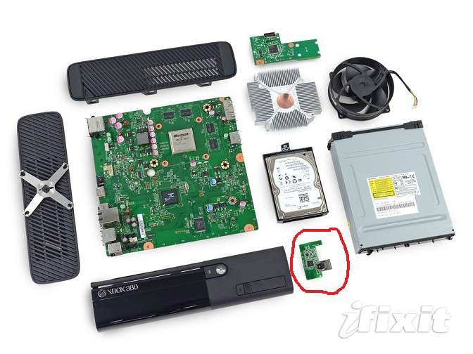 XBOX 360 Slim E Stingray WIFI Board (Pulled)