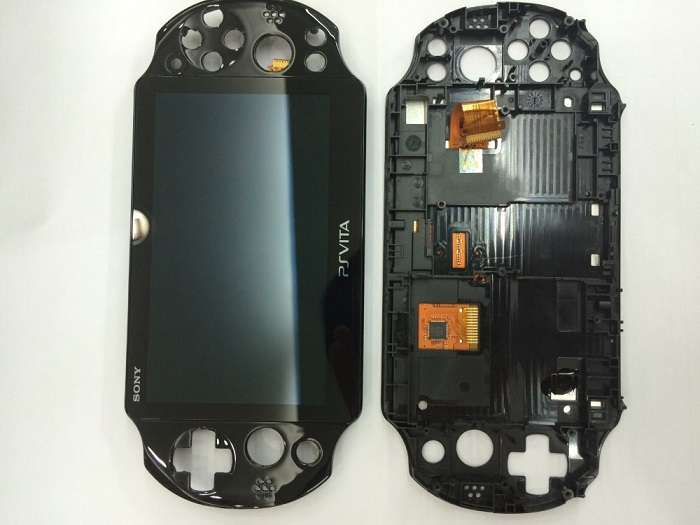PS VITA PSVITA PCH-2000 Original Touch Digitizer LCD Screen Display with Front Frame Pulled
