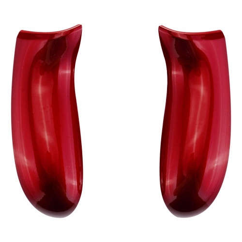 XBOX One S Controller Glossy Vampire Red Side Rails