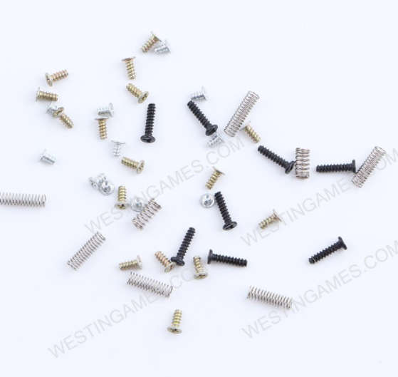 NS Switch Joycon Left and Right Complete Screws and Key Button Spring Set