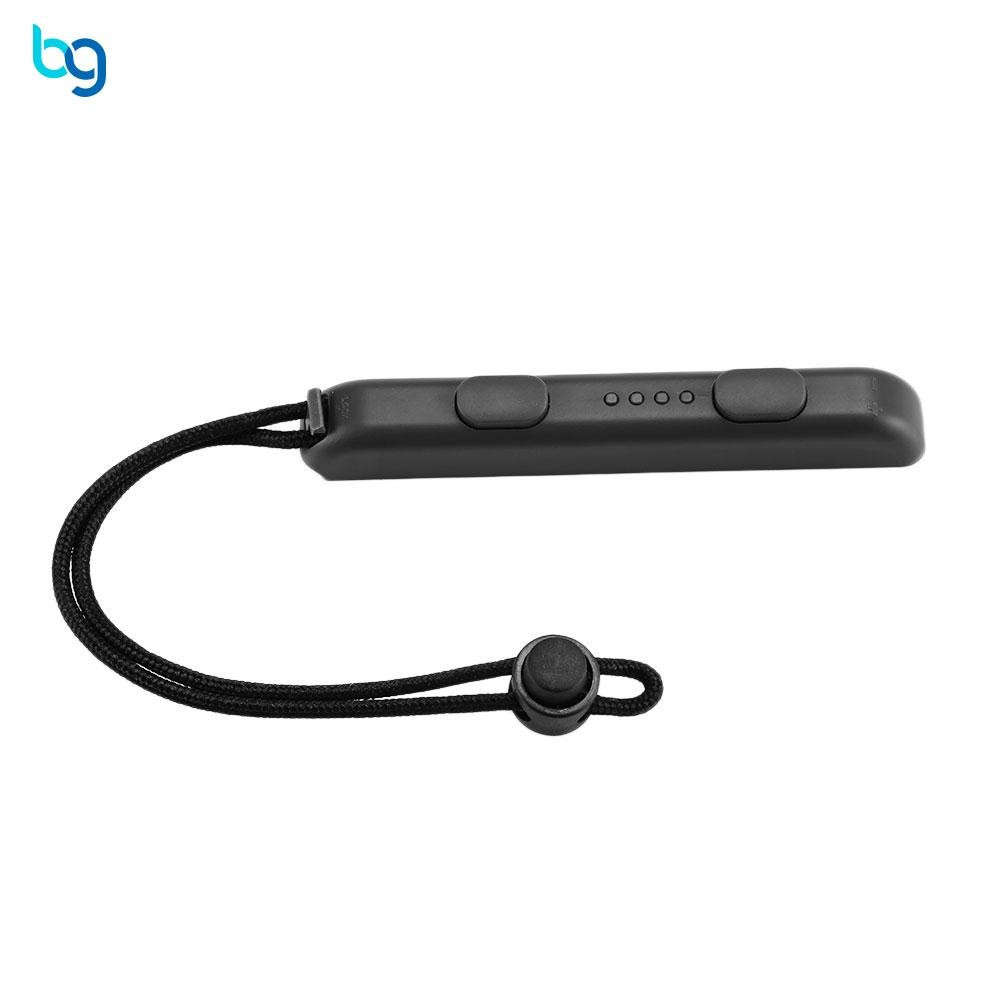 NS Joycon Slider with Wrist Strap Lanyard Black