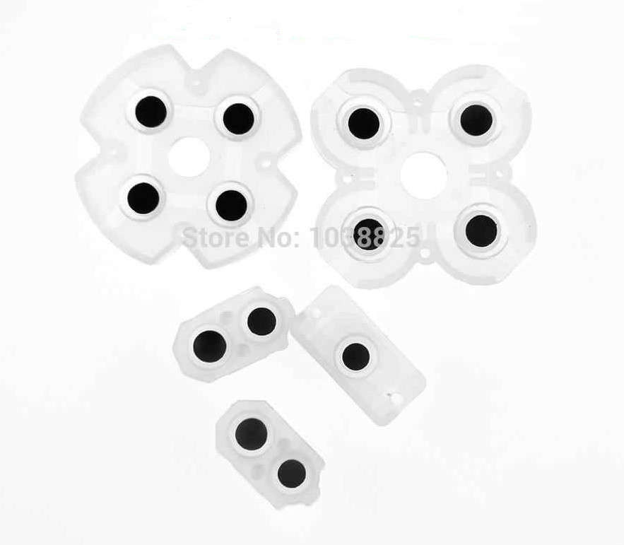 PS4 DualShock 4 Controller JDM-050/055 Complete Conductive Rubber 5Pcs Set
