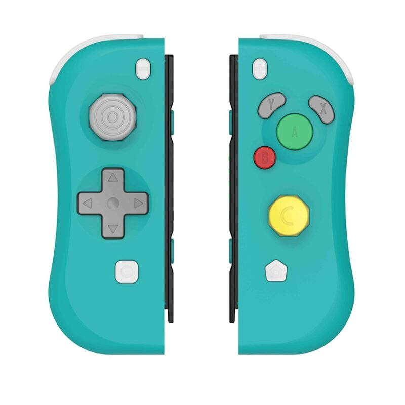 NS switch Console Left and Right Wireless Joycon Controller NGC Style Green