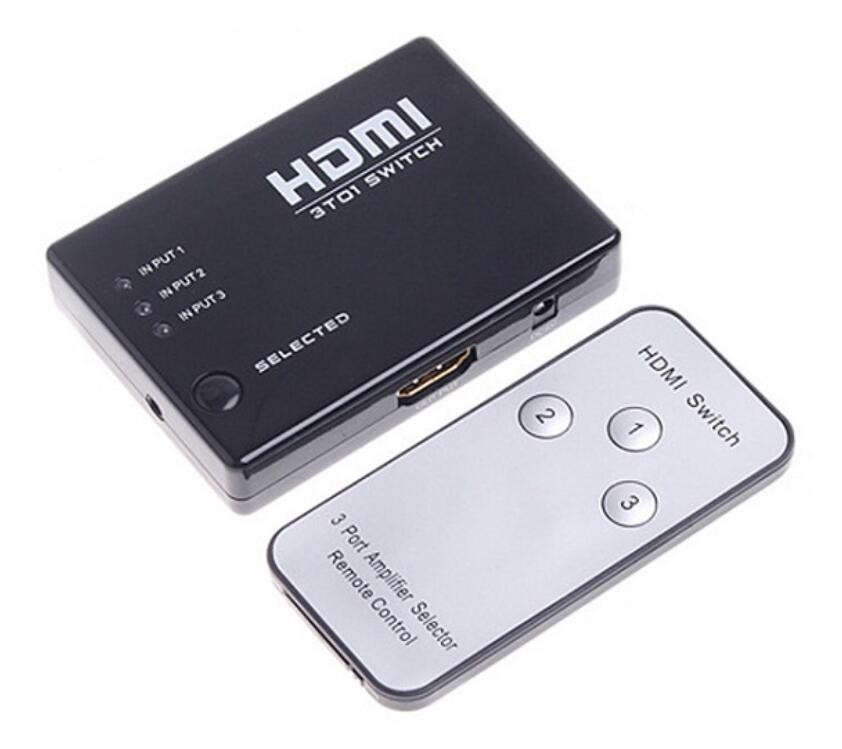 HDMI Switch 3 In 1 with Remote Control