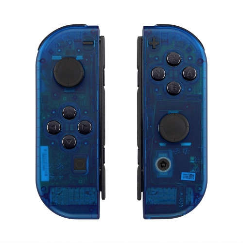NS Switch Joy-con Left and Right Replacement Case Set Clear Blue