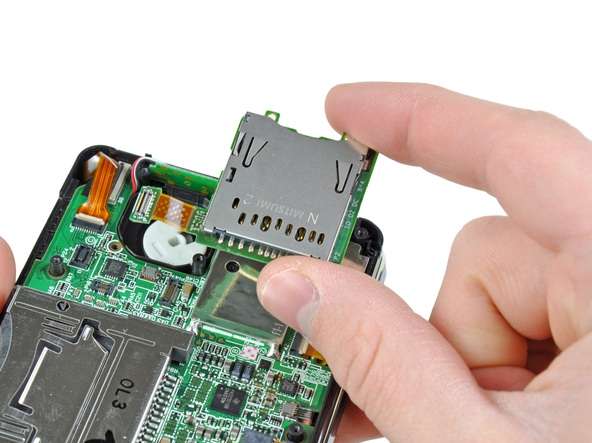 3DS/N3DS SD Memory Card Reader Socket Pulled
