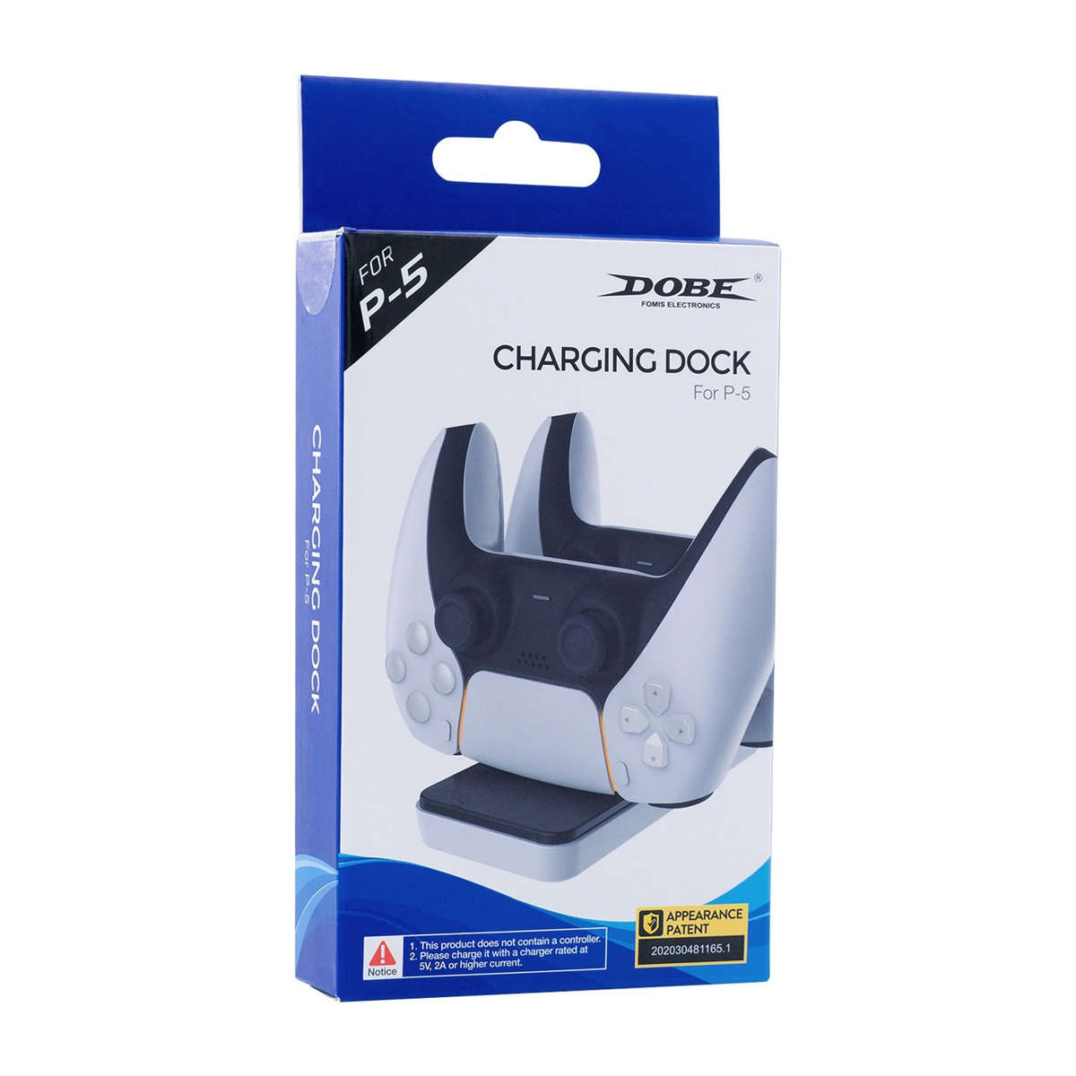 DUALSHOCK 5 DS5 DOBE DUAL CONTROLLER CHARGING DOCK