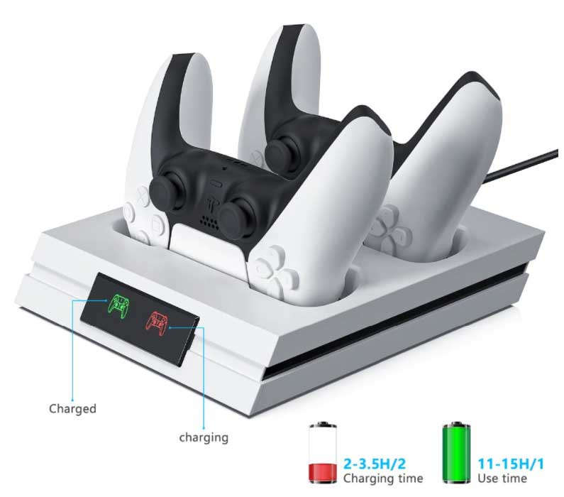 DUALSHOCK 5 DS5 Charging Dock with LED Indicator